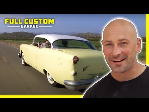 Видео: Преображение Oldsmobile 1955 года — полный кастомный гараж — Automotive Reality
