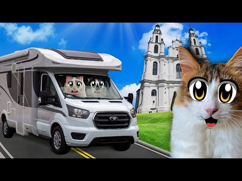 Видео: ОГРОМНЫЙ АВТОДОМ для КОТА МАЛЫША И КОШКИ МУРКИ! ПУТЕШЕСТВИЕ ПО БЕЛАРУСИ! 24 ЧАСА В МАШИНЕ ЧЕЛЛЕНДЖ