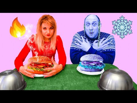 Видео: ГОРЯЧАЯ VS ЗАМОРОЖЕННАЯ ЕДА. ТОЛИК vs ЛЕНА. Crazy Life