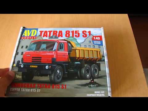 Видео: Сборка масштабной модели самосвала TATRA-815 S1 AVD в масштабе 1:43