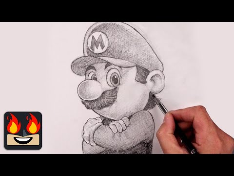 Видео: Как рисовать Супер Марио | Учебник по наброскам