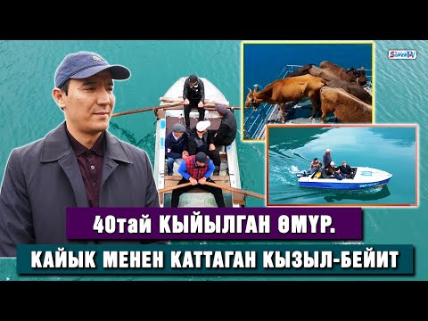 Видео: 40тай кыйылган өмүр. Кайык менен каттаган Кызыл-Бейит