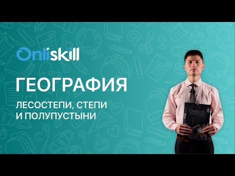 Видео: ГЕОГРАФИЯ 8 класс: Лесостепи, степи и полупустыни