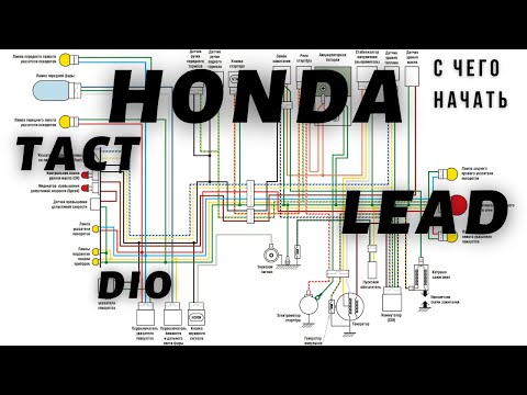 Видео: Электрооборудование скутера Honda - для чайников