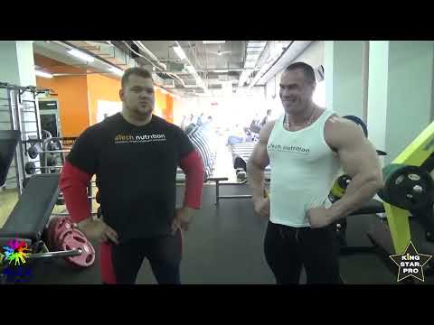 Видео: Андрей Коновалов vs Андрей Шокин тренировка ног 2016.