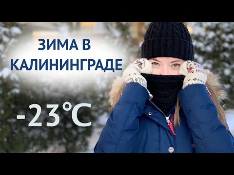 Видео: Зима в Калининграде | Климат Калининграда