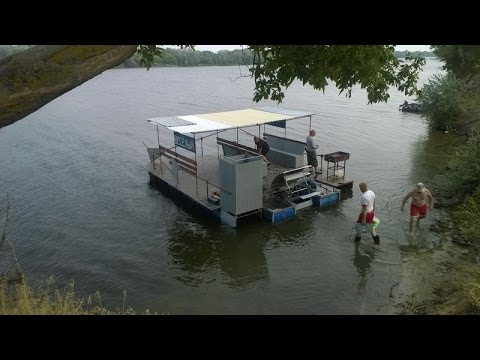 Видео: Второй поход. Август 2014. Плот "Веселый" Северский Донец