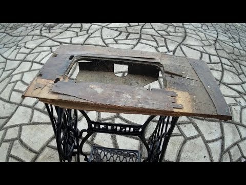 Видео: SINGER  Восстановление стола швейной машинки