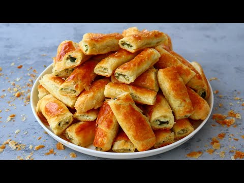 Видео: Кто не умеет раскатывать тесто, вам сюда 👆 Только мука, вода, масло и сыр