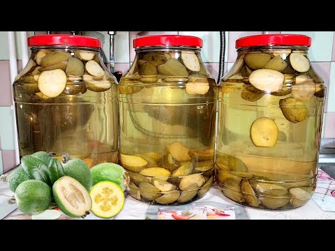 Видео: КОМПОТ ИЗ ФЕЙХОА НА ЗИМУ.🫙🫙🫙