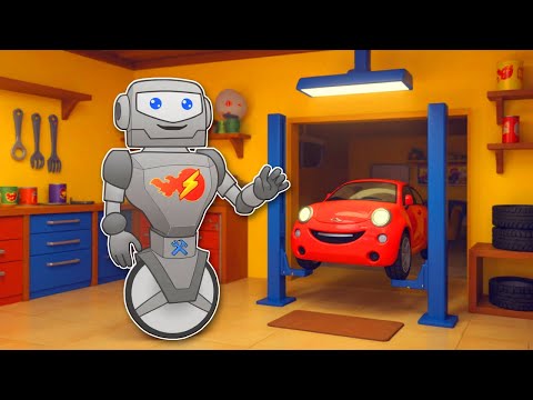 Видео: Роботы для детей - Сборник мультиков про Роботов - Весёлые мультики для малышей - Крошка Антошка