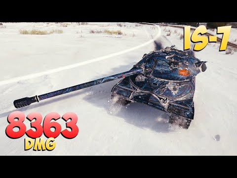 Видео: ИС-7 - 8 Kills 8.3K DMG - Старательный! - Мир Танков