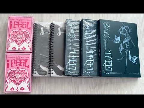 Видео: Распаковка альбома (G)I-Dle / Unboxing album (G)I-Dle I feel (10 copies + gift)