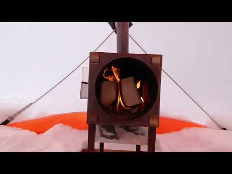 Видео: Дровяная печка Пошехонка. Топлю брикетами.