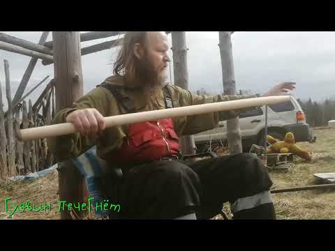 Видео: Насадка кованой мотыги  на покупной черенок