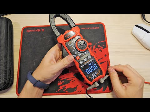Видео: Измеряет пусковой ток! Токовые клещи Kaiweets HT208D