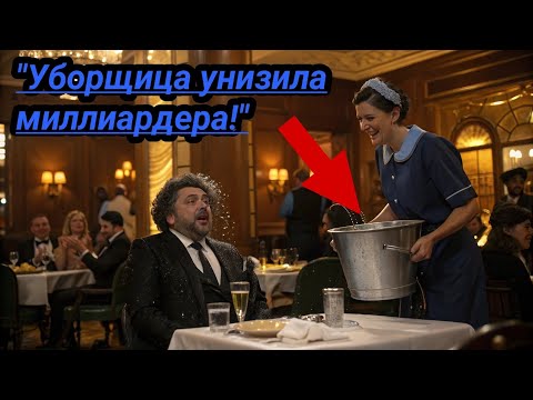 Видео: «ВЕСЬ ЗАЛ АПЛОДИРОВАЛ! Уборщица унизила миллиардера и заставила его краснеть от стыда!»