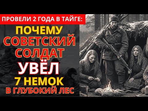 Видео: Как Советский солдат 2 года СКРЫВАЛСЯ в дикой тайге с 7 Немками