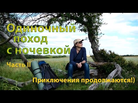 Видео: ⛺#2 Одиночный поход с ночевкой  | Приключения продолжаются