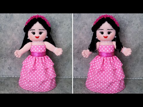 Видео: 😍Это было так красиво/👌Сделать куклу из носков/🔊Самый простой способ