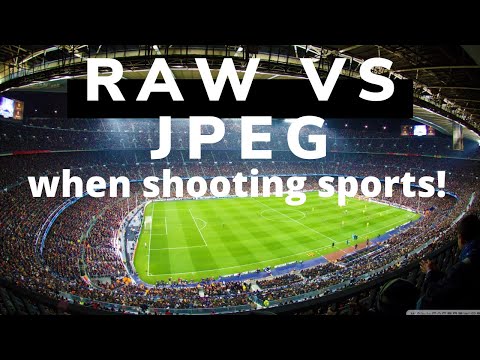 Видео: RAW против JPEG для спортивной фотографии