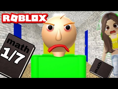 Видео: ПОБЕГ ОТ БЕЗУМНОГО БАЛДИ!! В Roblox