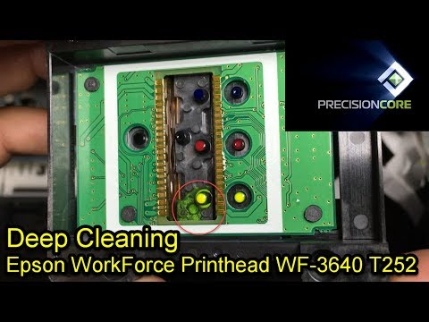 Видео: Extreme Unclog Epson Printhead WorkForce WF-3640 Исправление ошибки 0x97 0xEA