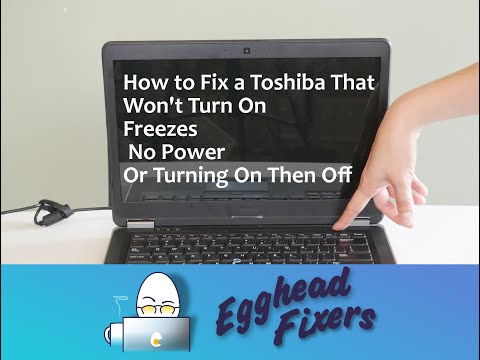 Видео: Как починить Toshiba, который не включается, зависает или включается, а затем выключается