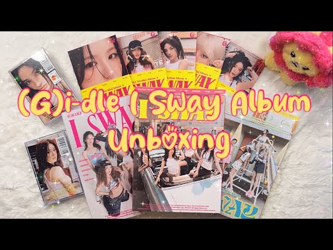 Видео: ♡ (G)i-dle - 7th Mini Album 'I Sway' Unboxing | Распаковка альбомов I Sway (Photobook+Cassete+Poca)