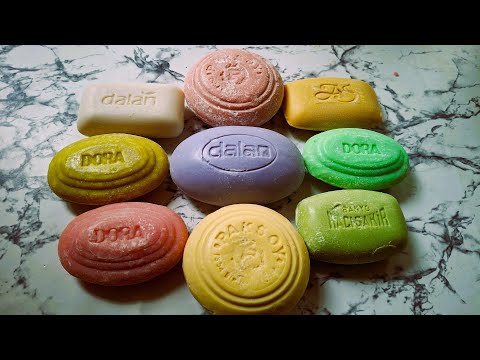 Видео: ASMR Super Dry Crispy Soap Cutting / Soap Carving / Резка сухого мыла.
