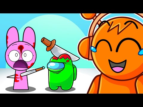 Видео: Пародия на анимацию Sprunki Among Us (смешные анимации)