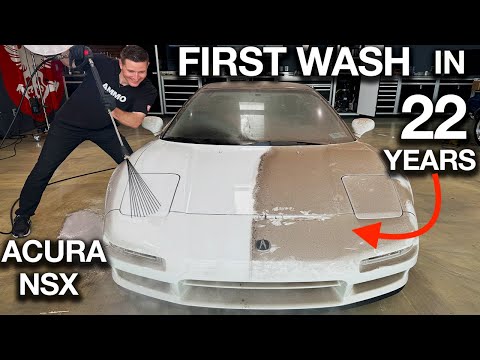 Видео: Первая мойка за 22 года: Acura NSX — самая низкая цена на амбар!