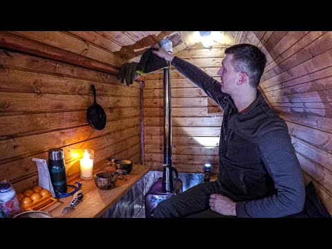 Видео: ЛЕСНАЯ ИЗБА на ЛЫЖАХ - Уехали в ЛЕС | Проводим ПЕРВЫЕ ТЕСТЫ (Печь, ночевка, кухня)