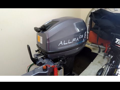 Видео: Лодочный мотор Альфа 9.9 (ALLFA CG 9.9) на 1 ТО и пара слов о ценах на ПЛМ