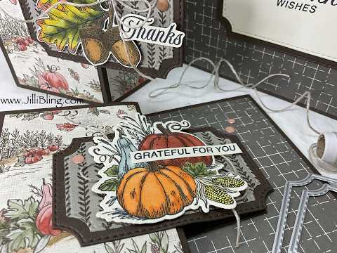 Видео: Amber Autumn Fun Fold — октябрьский проект