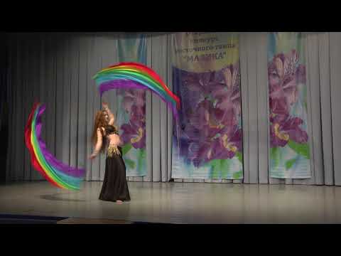 Видео: Show Belly Dance Выборных Мария, "САНТЭ" г. Подольск (танец с поями)