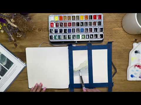 Видео: Первый взгляд на акварель Rembrandt