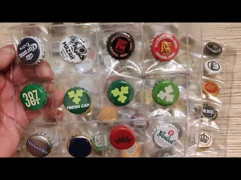 Видео: Коллекция пивных пробок