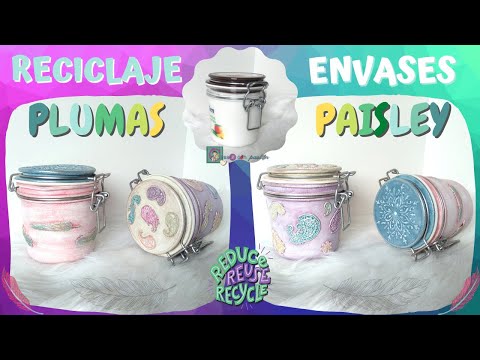 Видео: 2 ИДЕИ ПЕРЕРАБОТКИ ПЛАСТИКОВЫХ БАНКОВ, ПЕЙСЛИ И ПЕРЬЕВ. Кашемировый принт в стиле хиппи