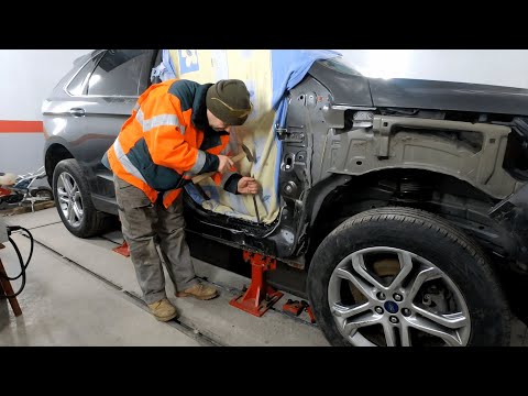 Видео: Ford Edge. Дефектування, рихтовка та фарбування