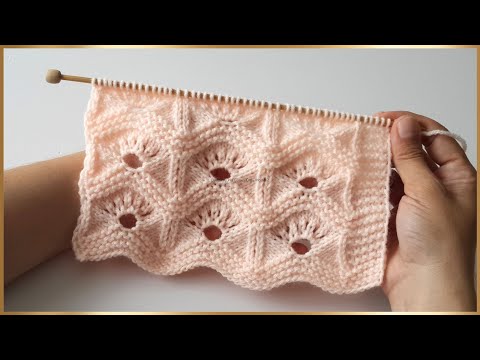 Видео: Ажурный волнистый узор «Солнце» ✨ Простые модели жилетов