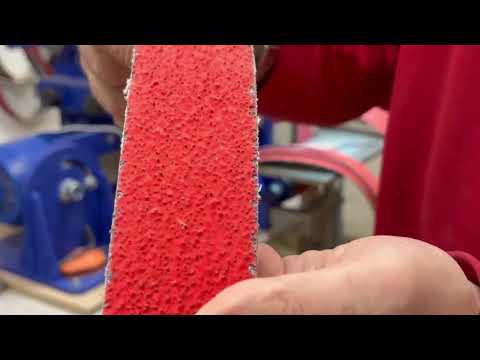 Видео: Китайские ленты для гриндера . Завод Aimchamp Abrasive Factory,