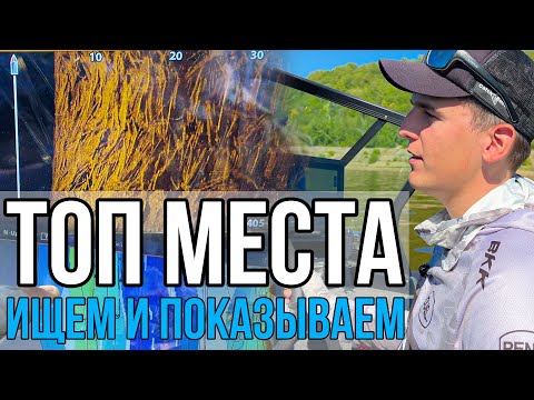 Видео: Рыбные места на реке - КАК ИХ НАЙТИ? Ищем КЛАССНЫЕ ТОЧКИ с современными эхолотами и картами глубин