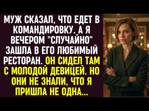 Видео: Муж соврал про командировку и пошел в ресторан с девицей. Но он не знал, что я приду не одна.