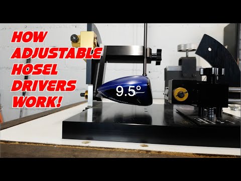Видео: Регулируемые приводы Hosel — как они меняют угол наклона, наклона и лицевой стороны