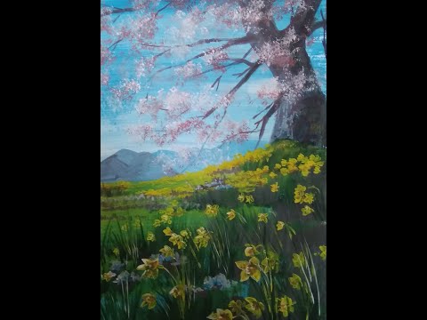 Видео: ЦВЕТЫ НА ФОНЕ ГОР