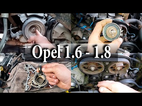 Видео: Opel 1.6 - 1.8. Как снять масляный насос.