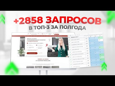 Видео: Как вывести сайт в ТОП Google и Яндекс в Москве — Кейс мебельного производства