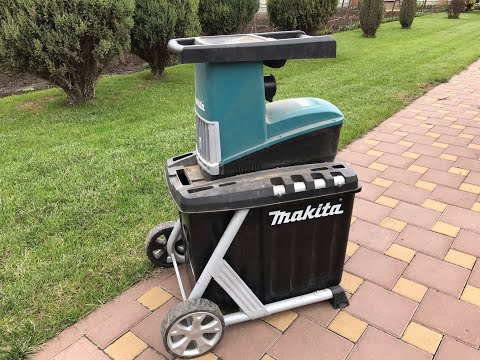 Видео: Садовый измельчитель Makita UD2500 на даче | Makita  UD2500 Garden Shredder: Testing in the Country