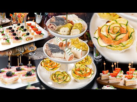 Видео: Закуски с трамеццино и розой из слоеного теста - быстрое начало для вашей вечеринки. Рецепт закуски